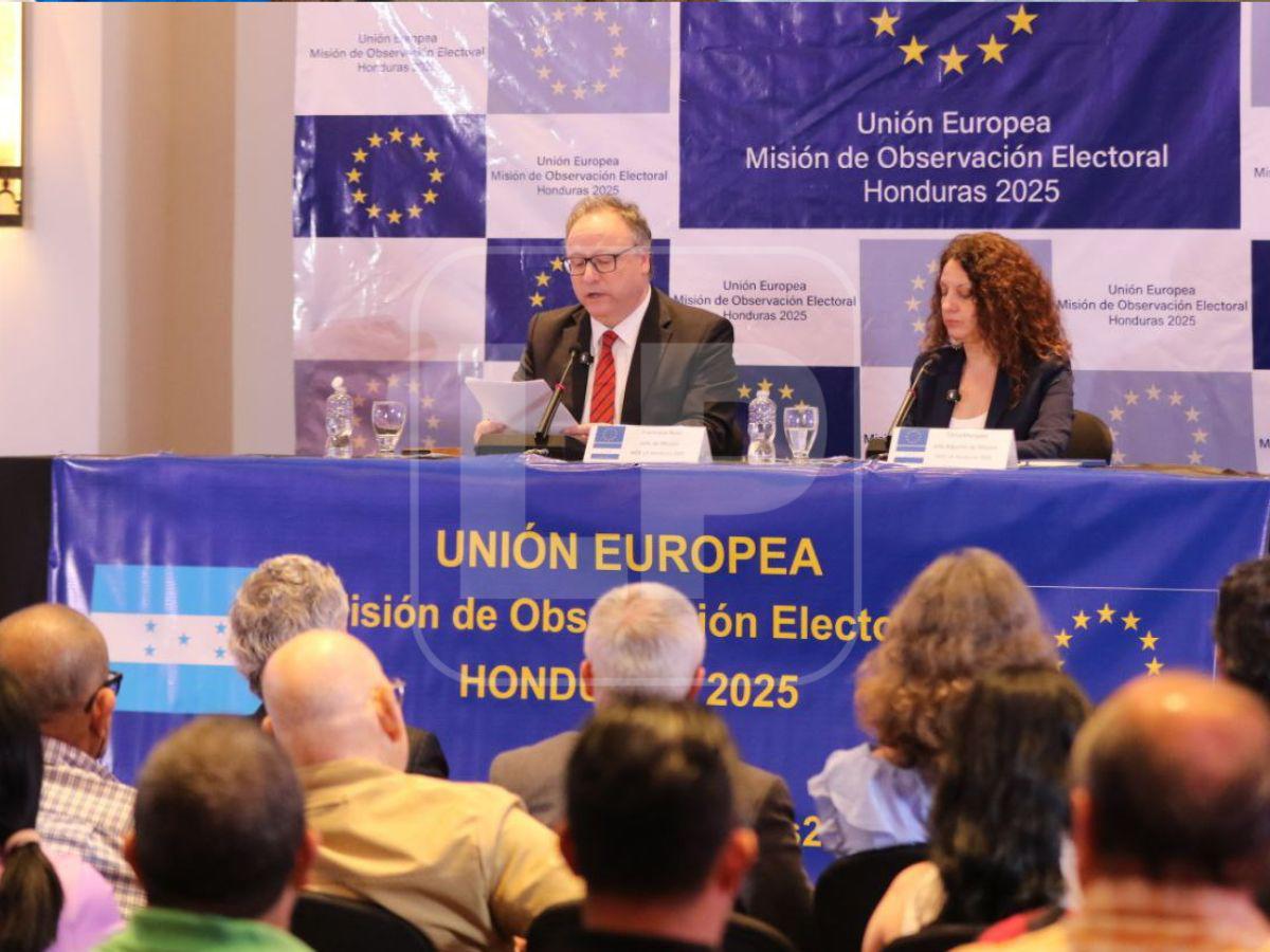 Misión de la Unión Europea presenta informe final sobre elecciones generales