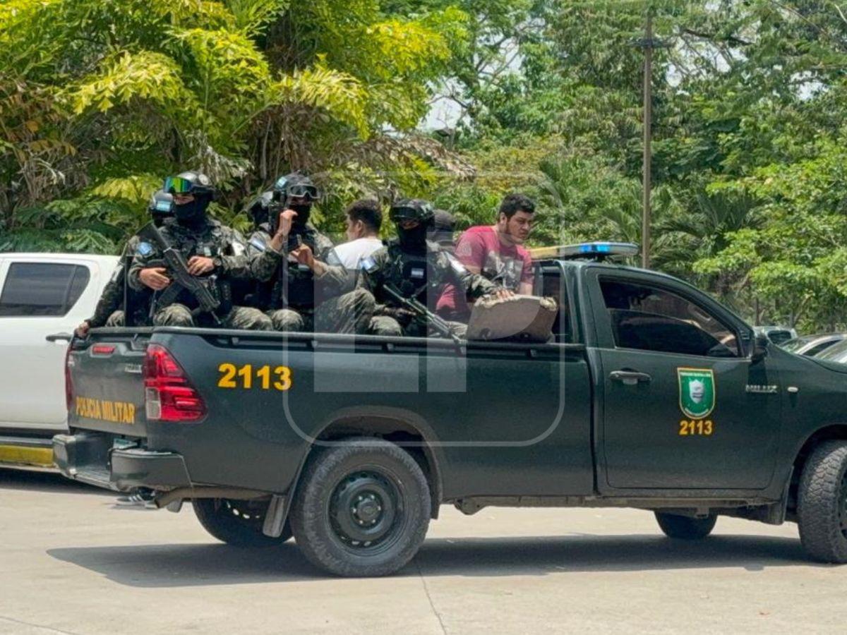Capturan a tres presuntos miembros de la MS-13 tras allanamientos en SPS