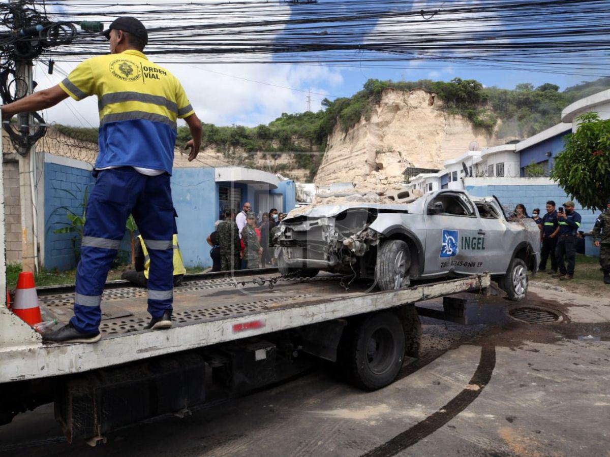 Esto dicen las autoridades sobre el avance de las labores tras el derrumbe en el anillo periférico