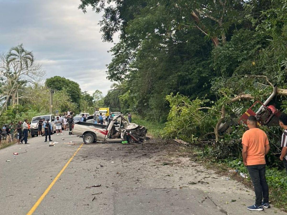Un muerto y tres heridos deja aparatoso accidente en la CA-13