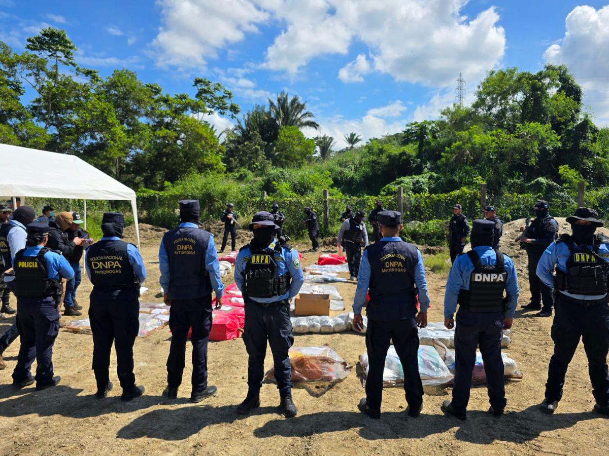 Destruyen cargamento de droga en el Crematorio de Puerto Cortés