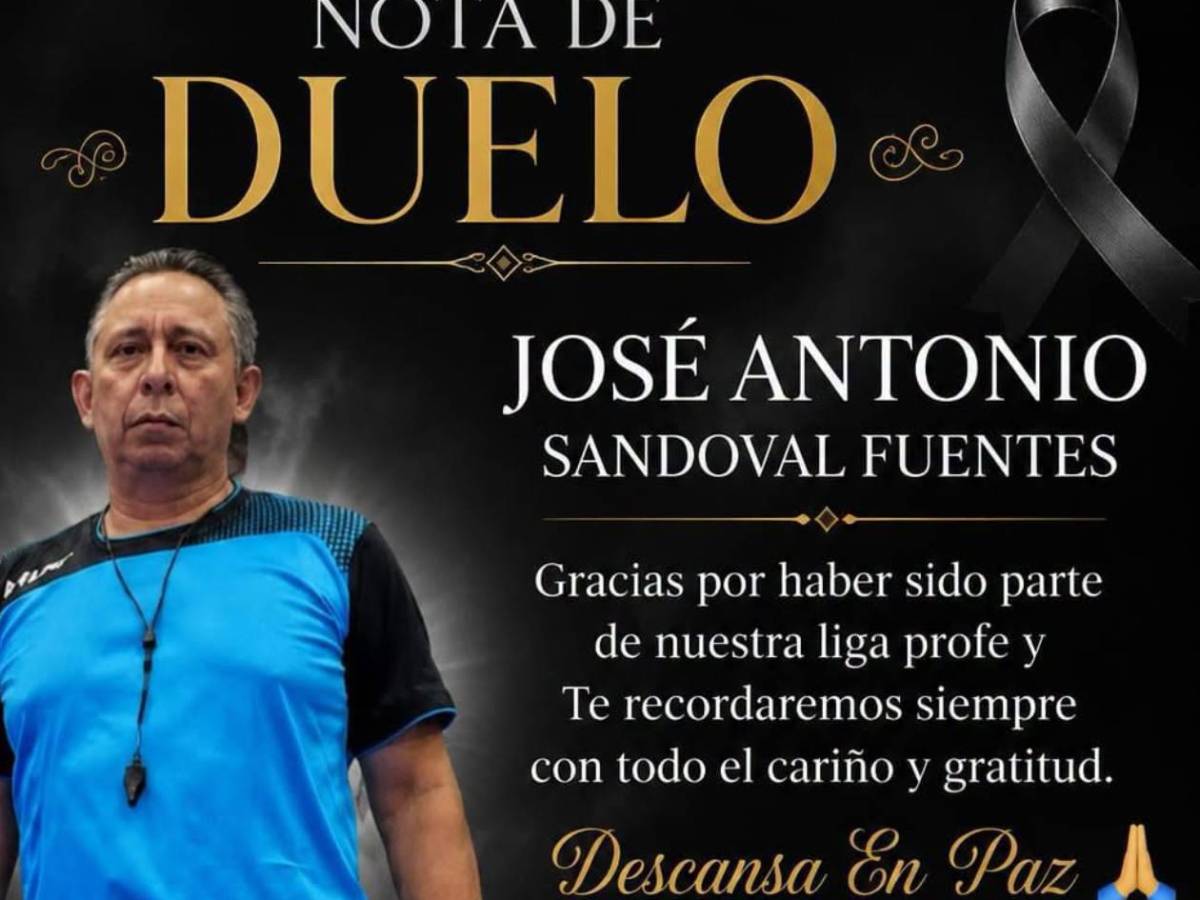 Fútbol de Honduras sigue de luto: muere Joel Sandoval y se conoce la causa