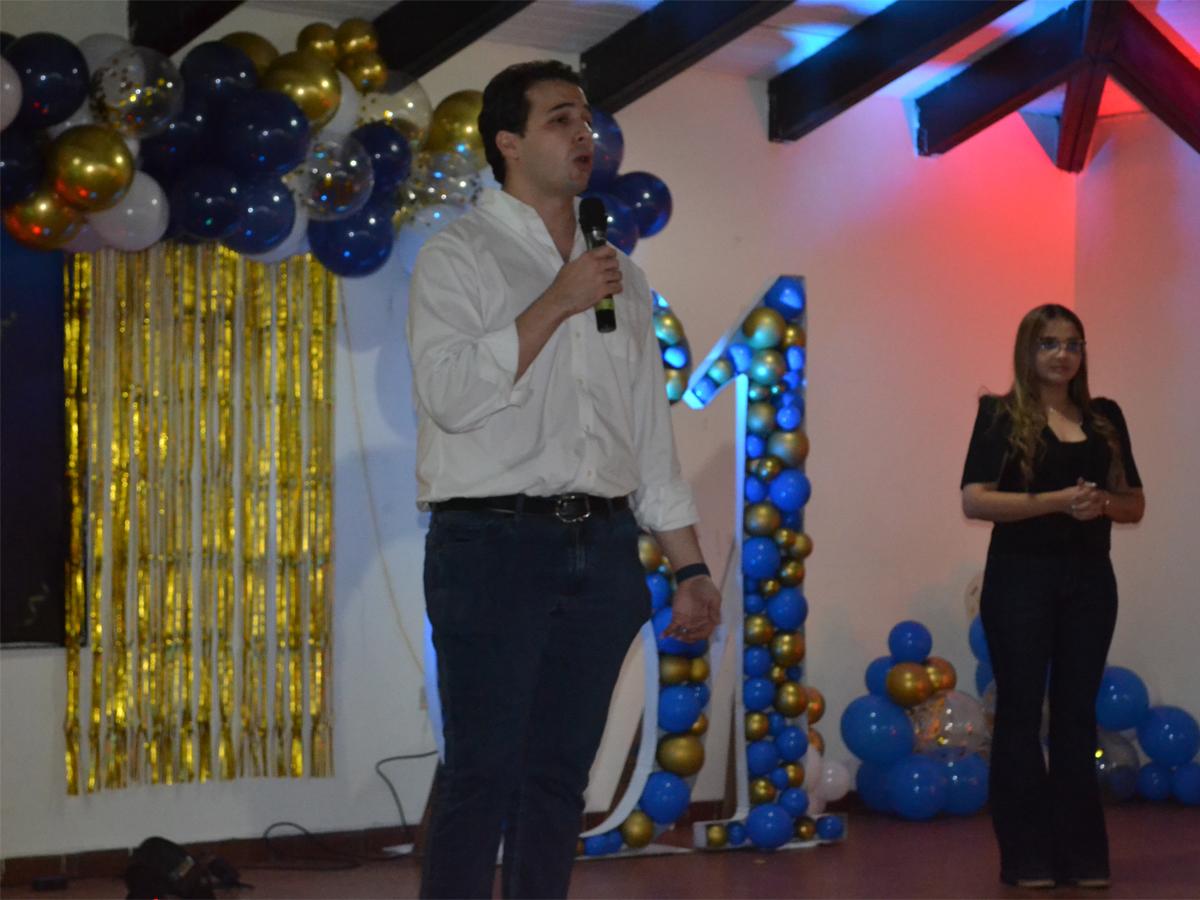 El licenciado Jorge Andrés Canahuati, gerente general de Laboratorios Finlay, agradeció la confianza de “nuestros inversionistas, los médicos, los puntos de venta y la gente que trabaja el día a día”.