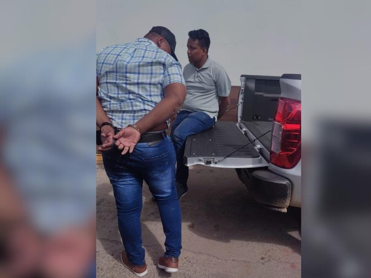 Capturan a dos agentes de la DPI que exigían L70 mil a comerciante en Comayagua
