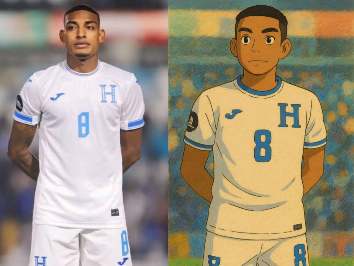 Al estilo Ghibli: la IA transforma a los futbolistas hondureños y así lucen