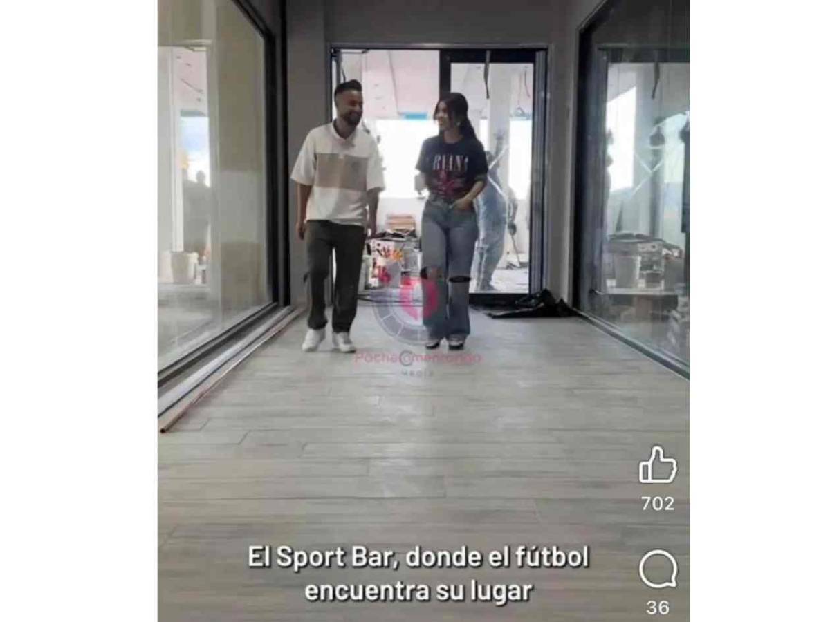 Laura Meza sorprende y es captada con jugador de Motagua por curioso motivo