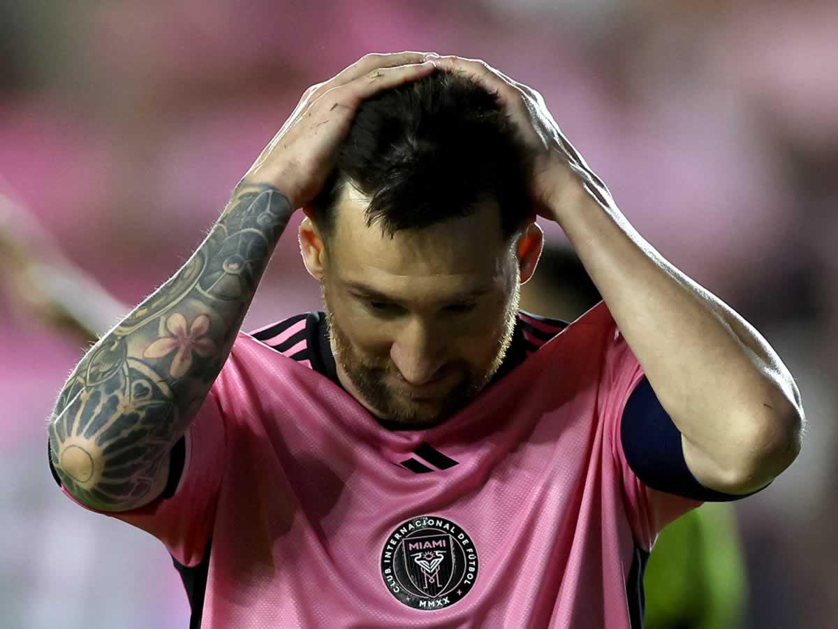 Alarma Messi: la razón de su cambio en el duelo Inter Miami-Nashville