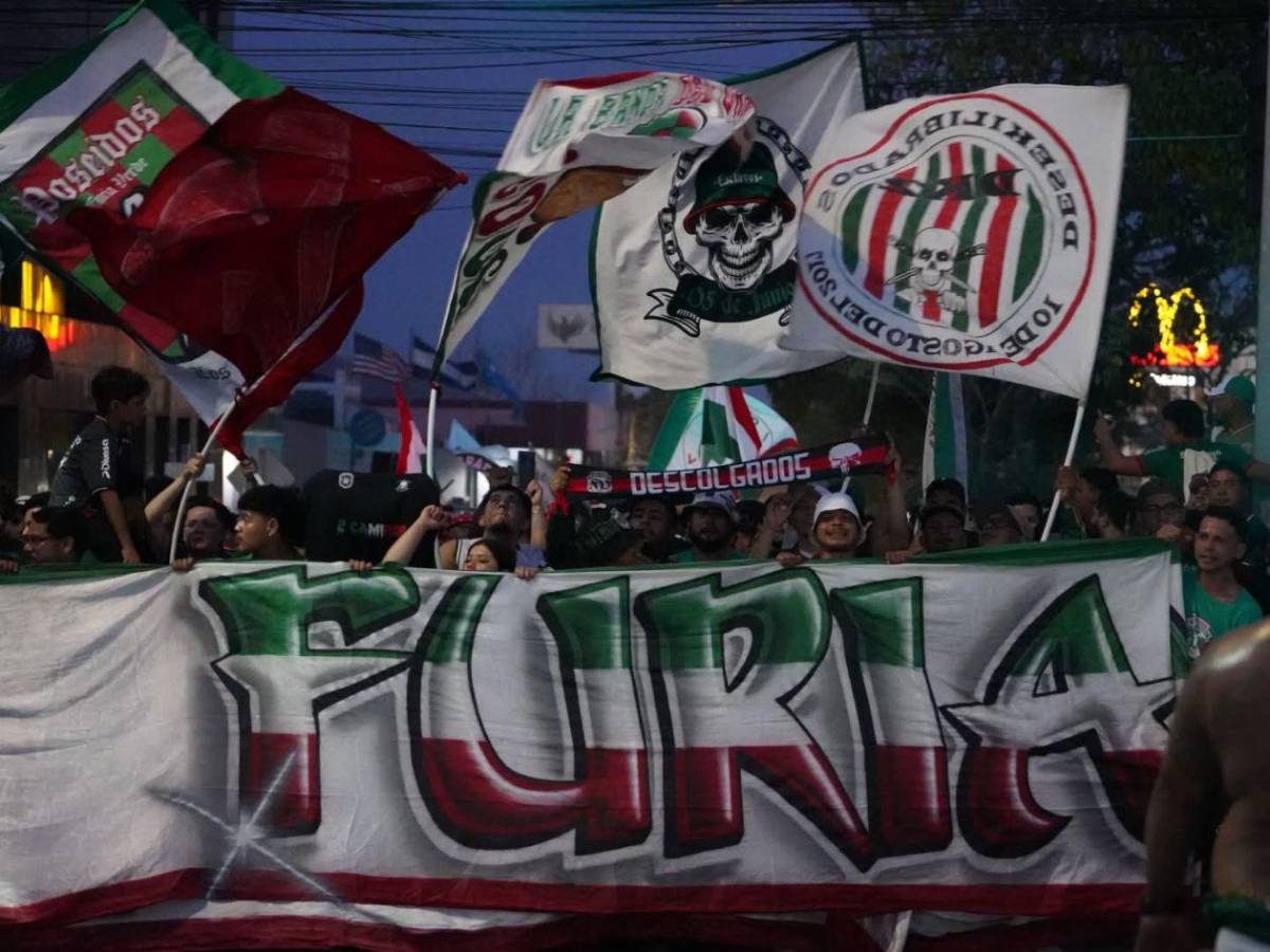 Ambientazo en la final: así se vivió la previa del Marathón vs Motagua
