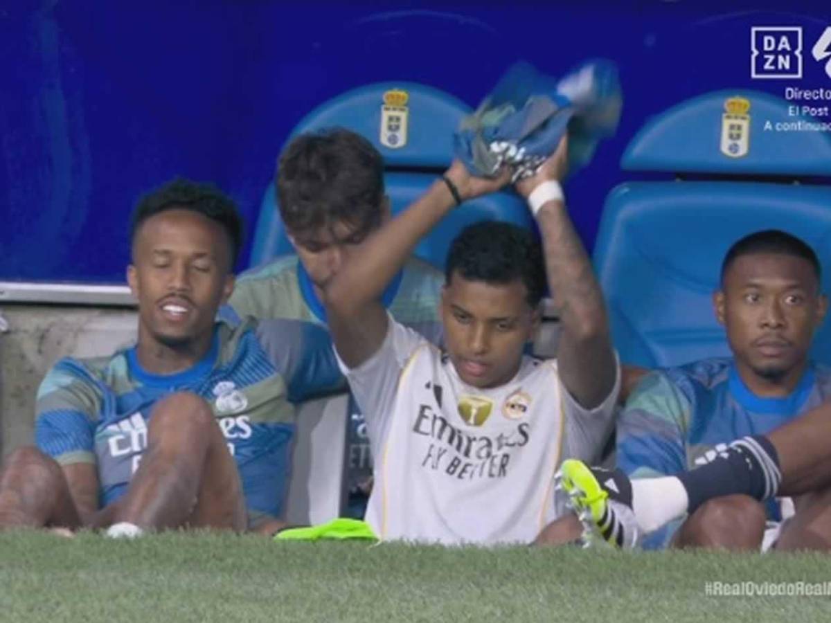 Mbappé calló a Vinicius, que hizo feo gesto al Oviedo y figura del Real Madrid enojado con Xabi