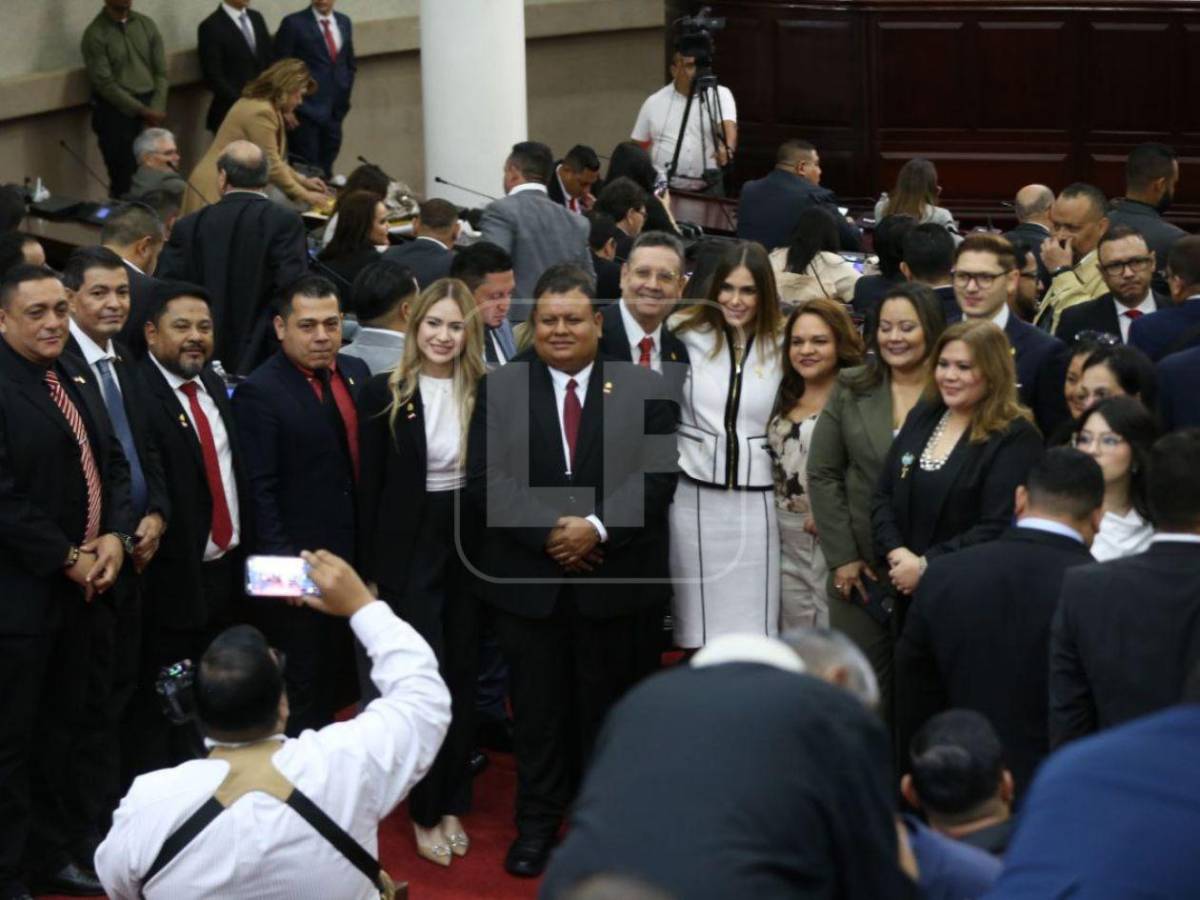 Ambiente en el Congreso de Honduras para elección de Junta Directiva provisional