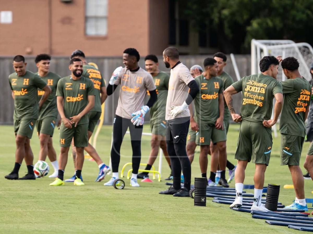 Honduras entrenó en Houston: imágenes de Keyrol, Dereck presente y las ausencias