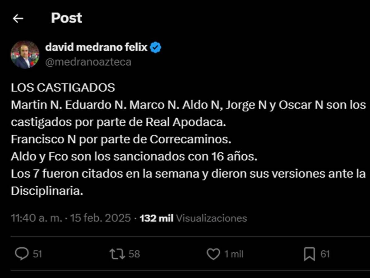 Escándalo en México: Federación castiga a siete jugadores con 57 años