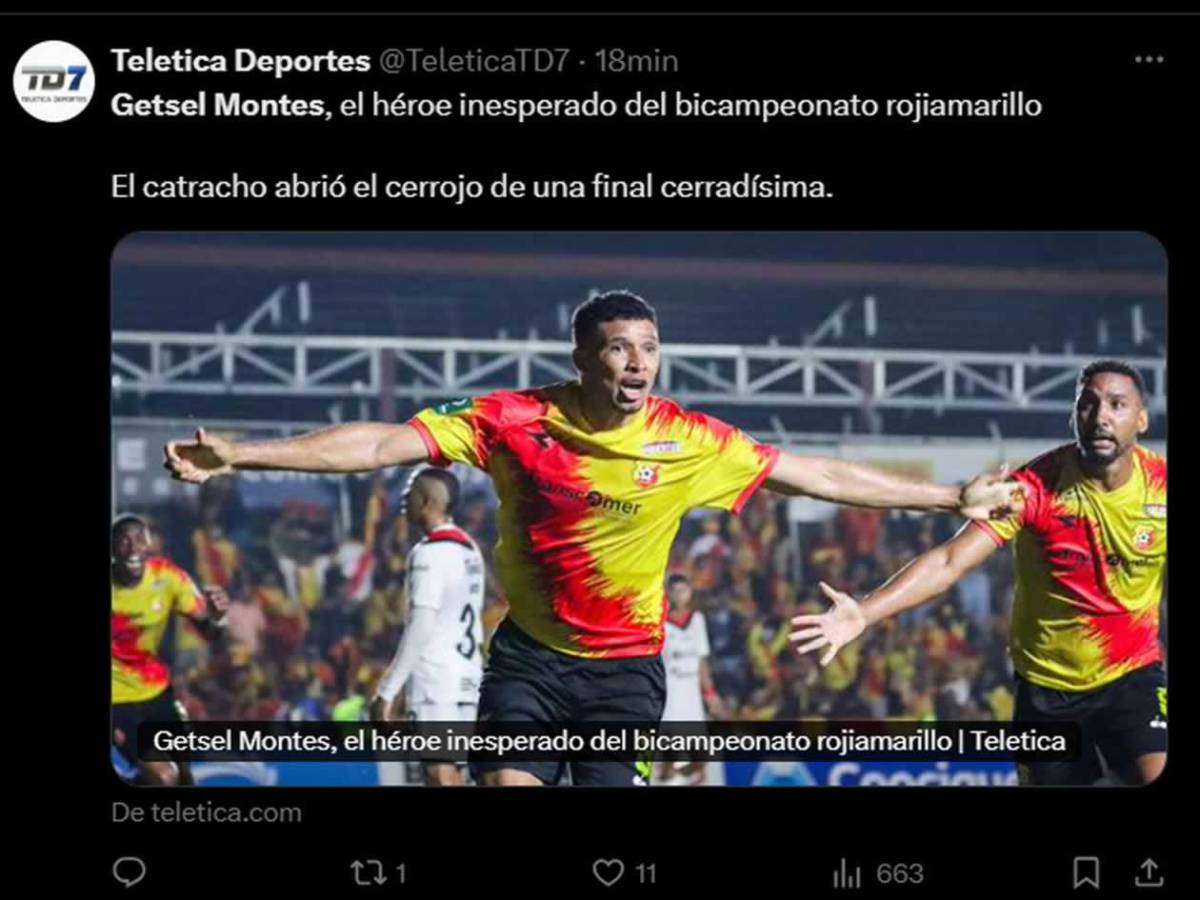 Fantástico: Getsel Montes se lleva los halagos tras darle el título al Herediano