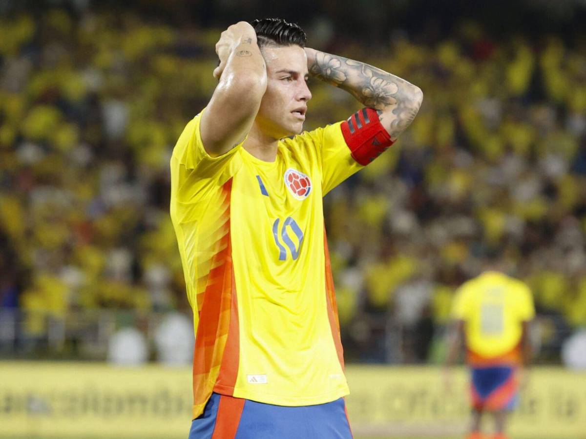 James Rodríguez en alerta: hospitalizado a dos meses del Mundial 2026