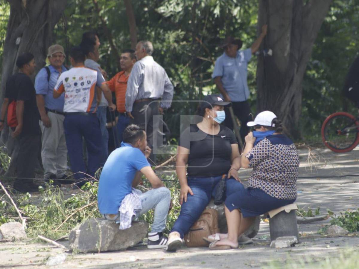 Protesta de Koriun paraliza Choloma: filas, disturbios y falta de respuestas