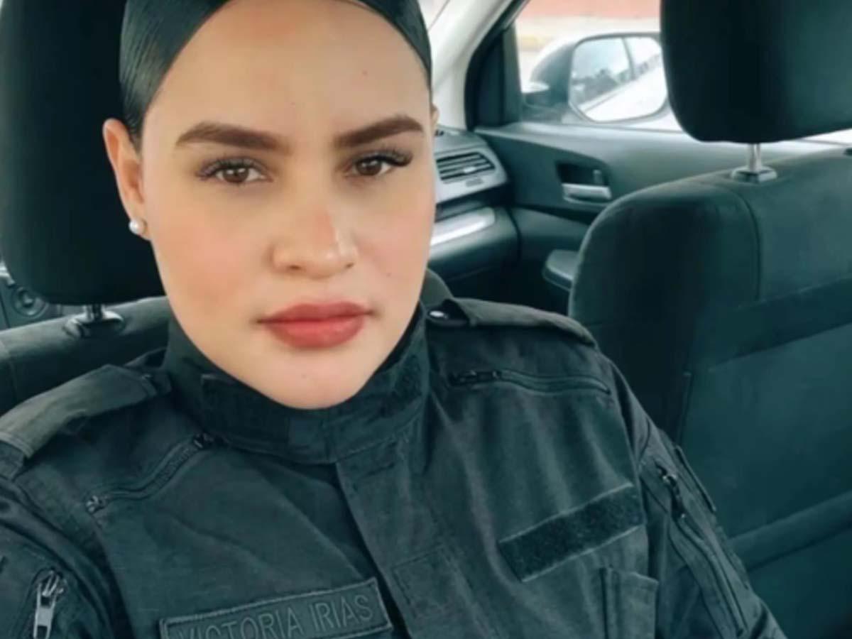 Dan de baja a policía Victoria Irías por hacer videos de TikTok con uniforme