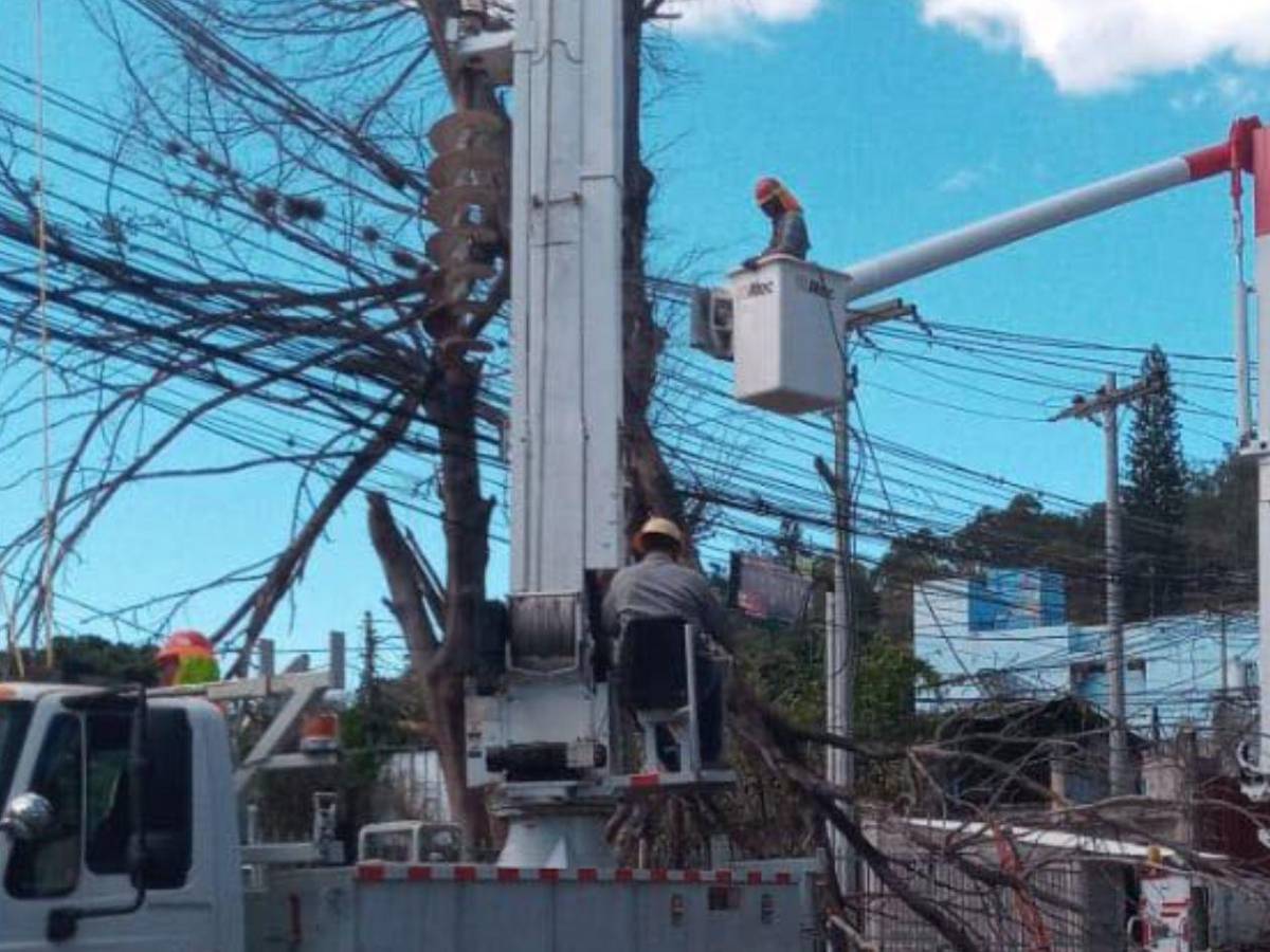 Cortes de luz en Tegucigalpa, SPS y otros sitios de Honduras este jueves 16 de octubre