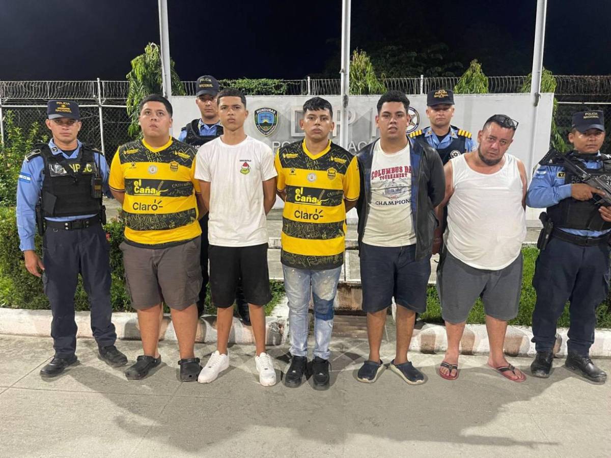 Denis Josué Rápalo López cuando fue capturado por la Policía en el mes de noviembre.