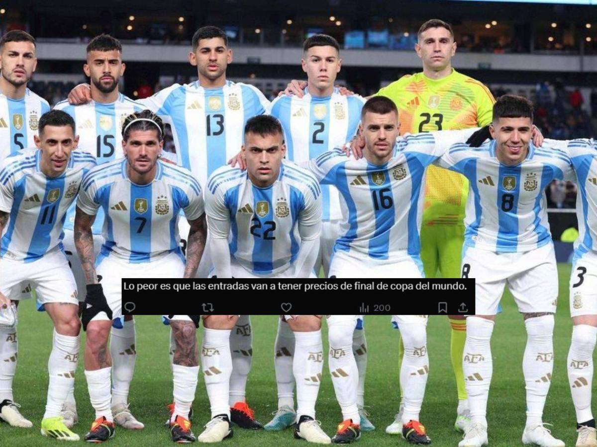 Argentina recibe duras críticas por elegir rivales de bajo nivel en sus amistosos