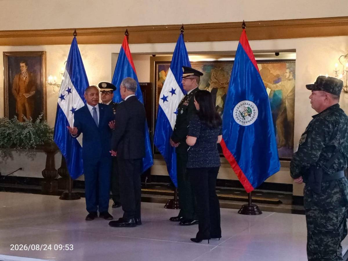 Estos son los temas que abordaron Nasry Asfura y el primer ministro de Belice en Casa Presidencial
