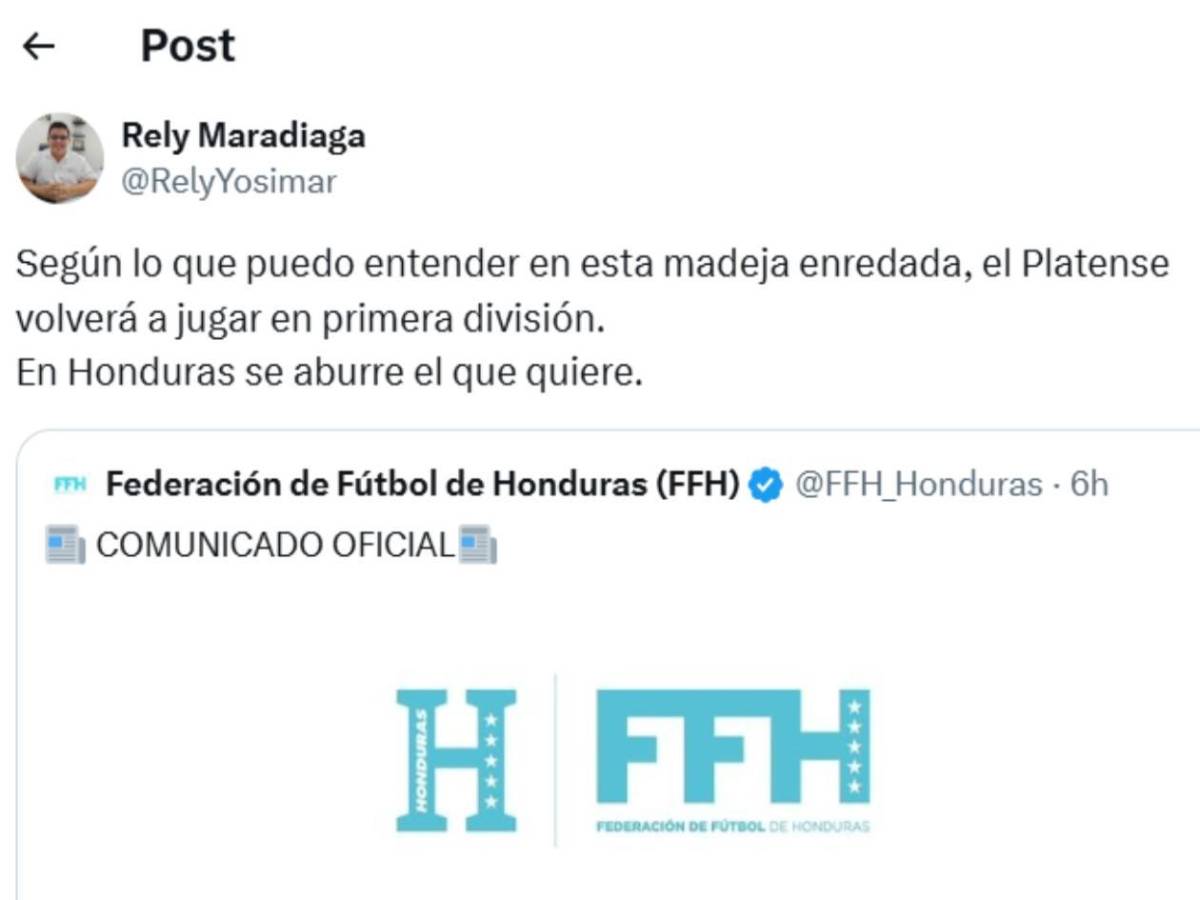 Honduras podría quedarse sin Mundial: Revuelo tras fallo histórico sobre Platense