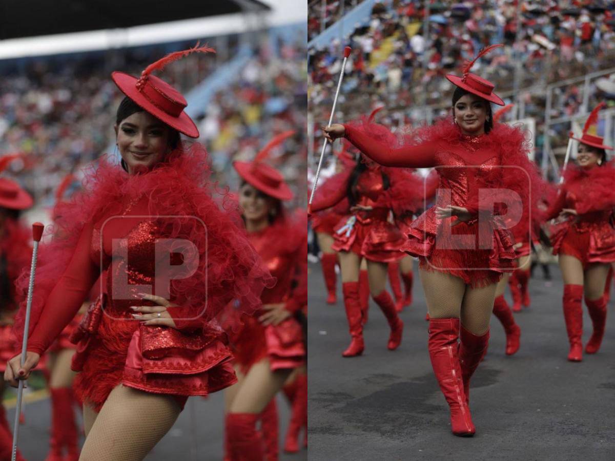 ¿Quién es la bella palillona de rojo? Se robó las miradas en los desfiles