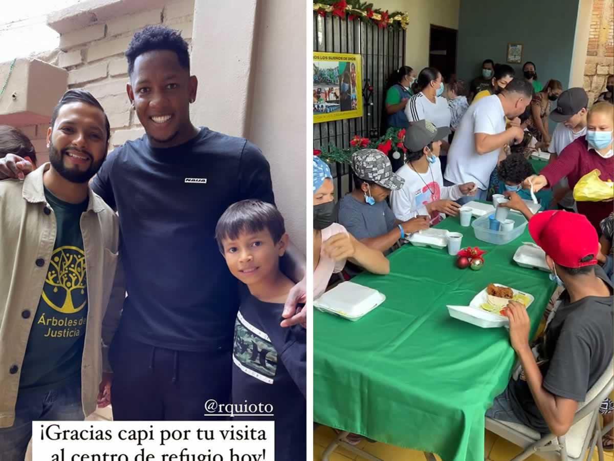 El enorme gesto de Romell Quioto con los más necesitados