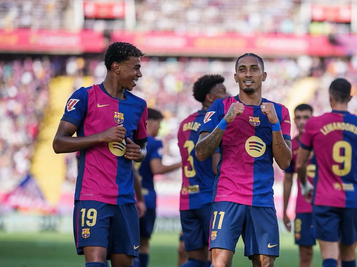 El Barcelona de Flick se exhibe con aplastante goleada al Valladolid y domina LaLiga