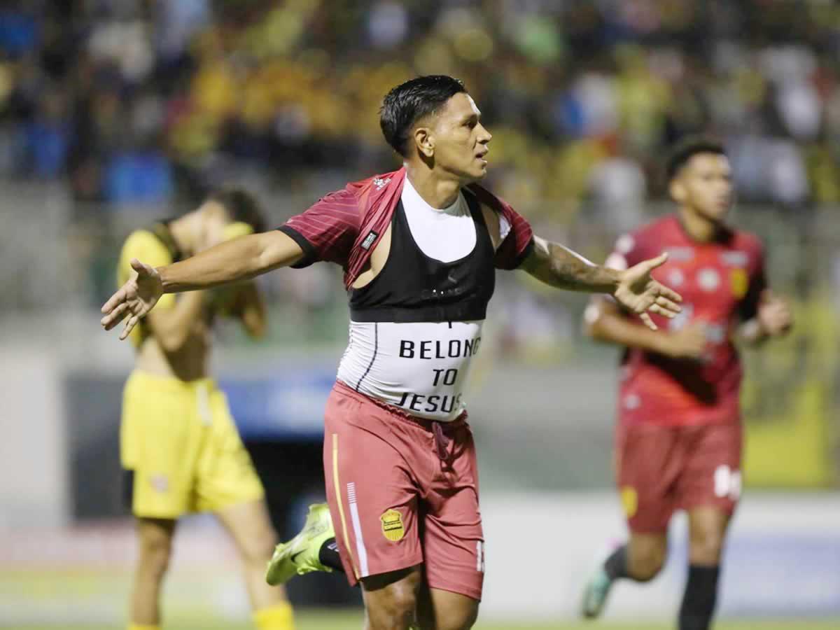 Brayan Moya había marcado el gol del triunfo de los aurinegros muy temprano.