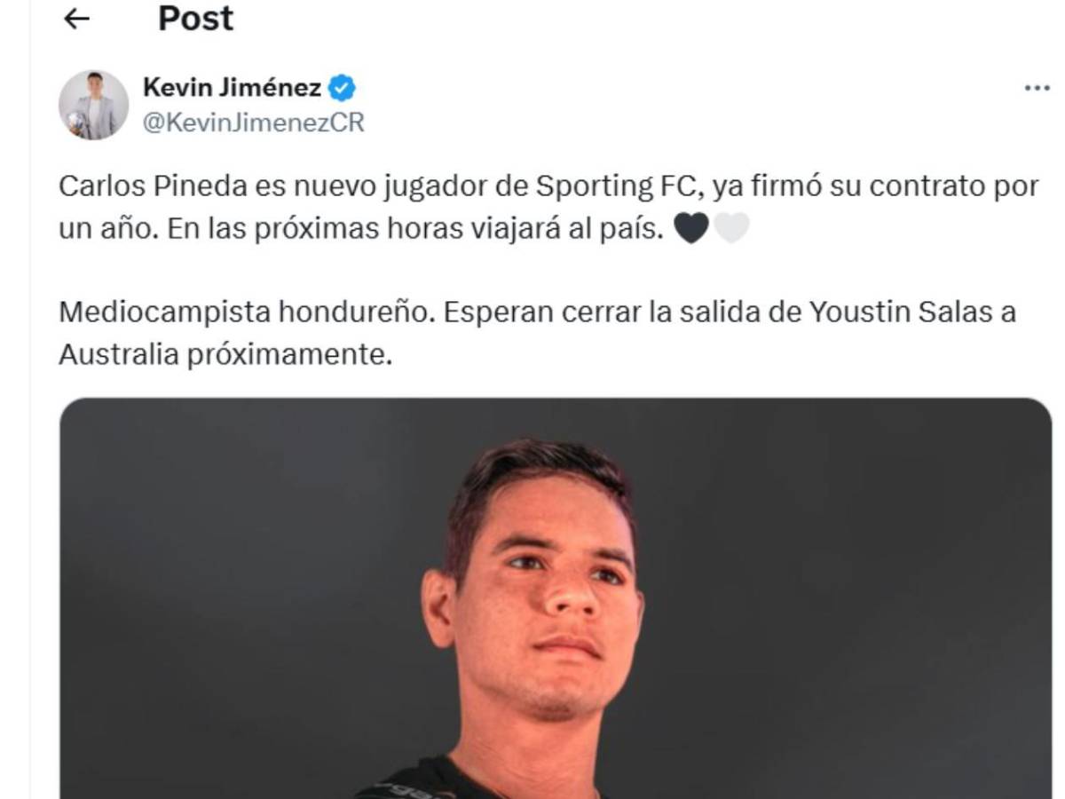 Mercado: Por esta sorprendente razón Carlos Pineda se va del Olimpia