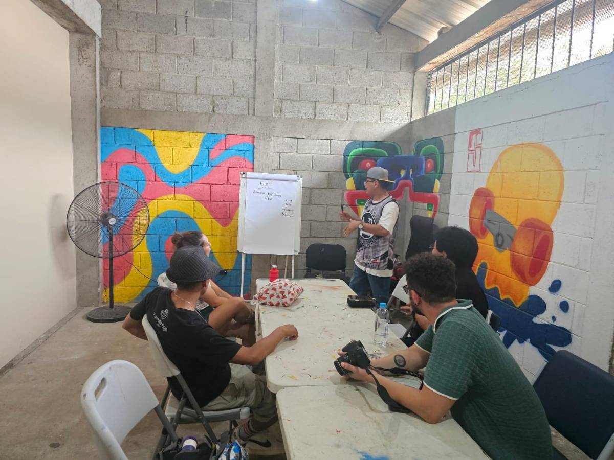 Con el arte previenen violencia en jóvenes de Chamelecón