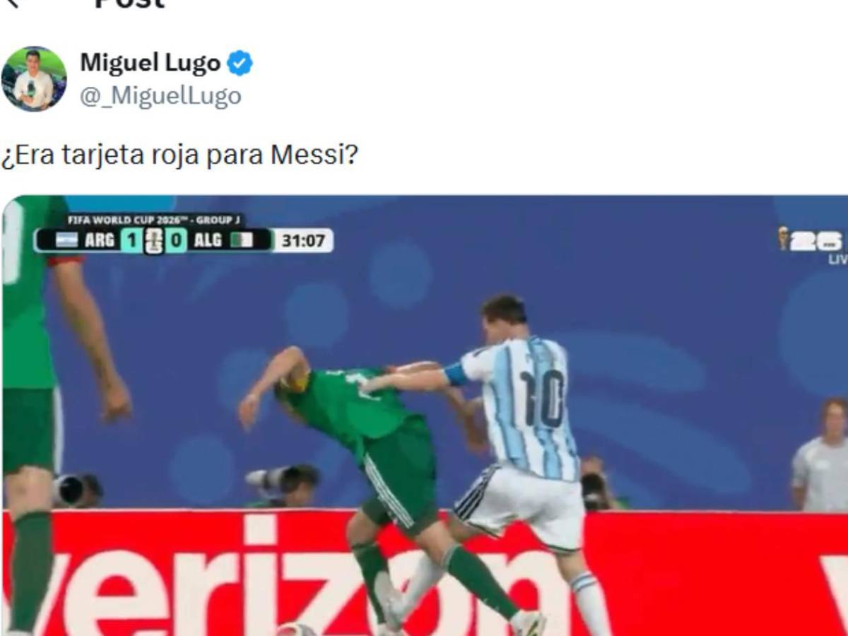 Indignación tras descubrir ayuda a Messi: Es una vergüenza, siempre lo protegen