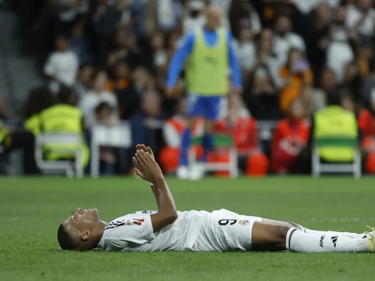 Mbappé se rompe: Real Madrid lo pierde para importante partido