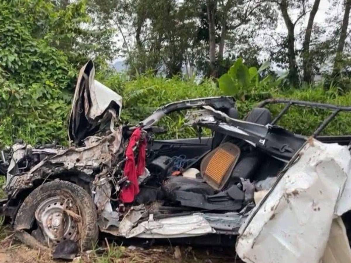 Te veo en el cielo, primo: identifican al conductor que murió en brutal accidente en Yoro