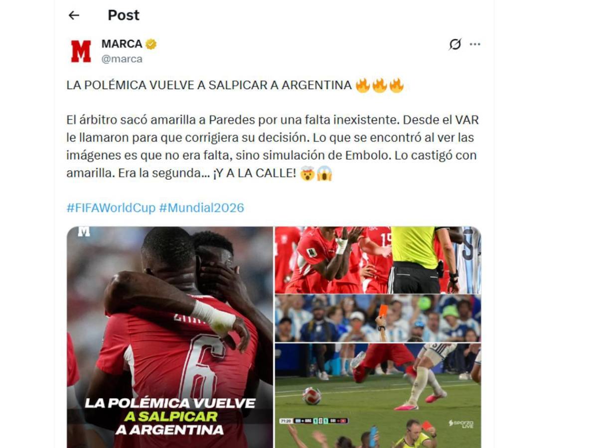 Destapan la verdad de la roja a Embolo y la otra polémica a Argentina que nadie vio