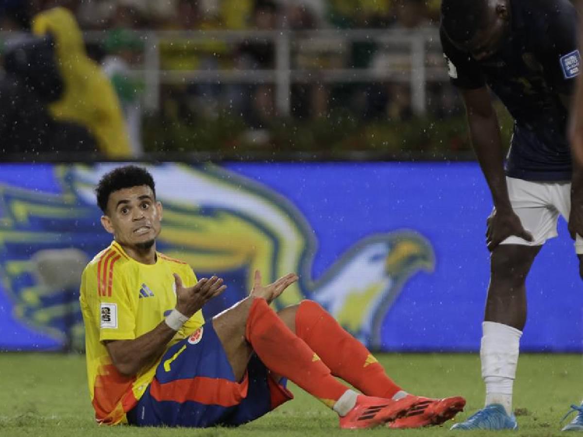 Colombia sufre nueva derrota: Ecuador sorprende con un hombre menos