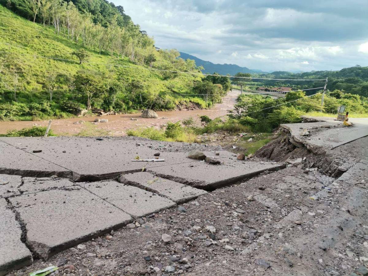 Las lluvias continúan en el occidente del país.