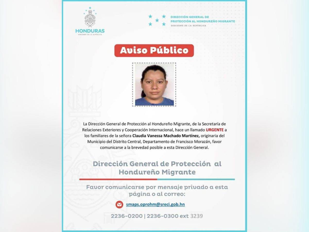 Su hijo sí llegó: El caso de la hondureña desaparecida en su viaje a Canadá
