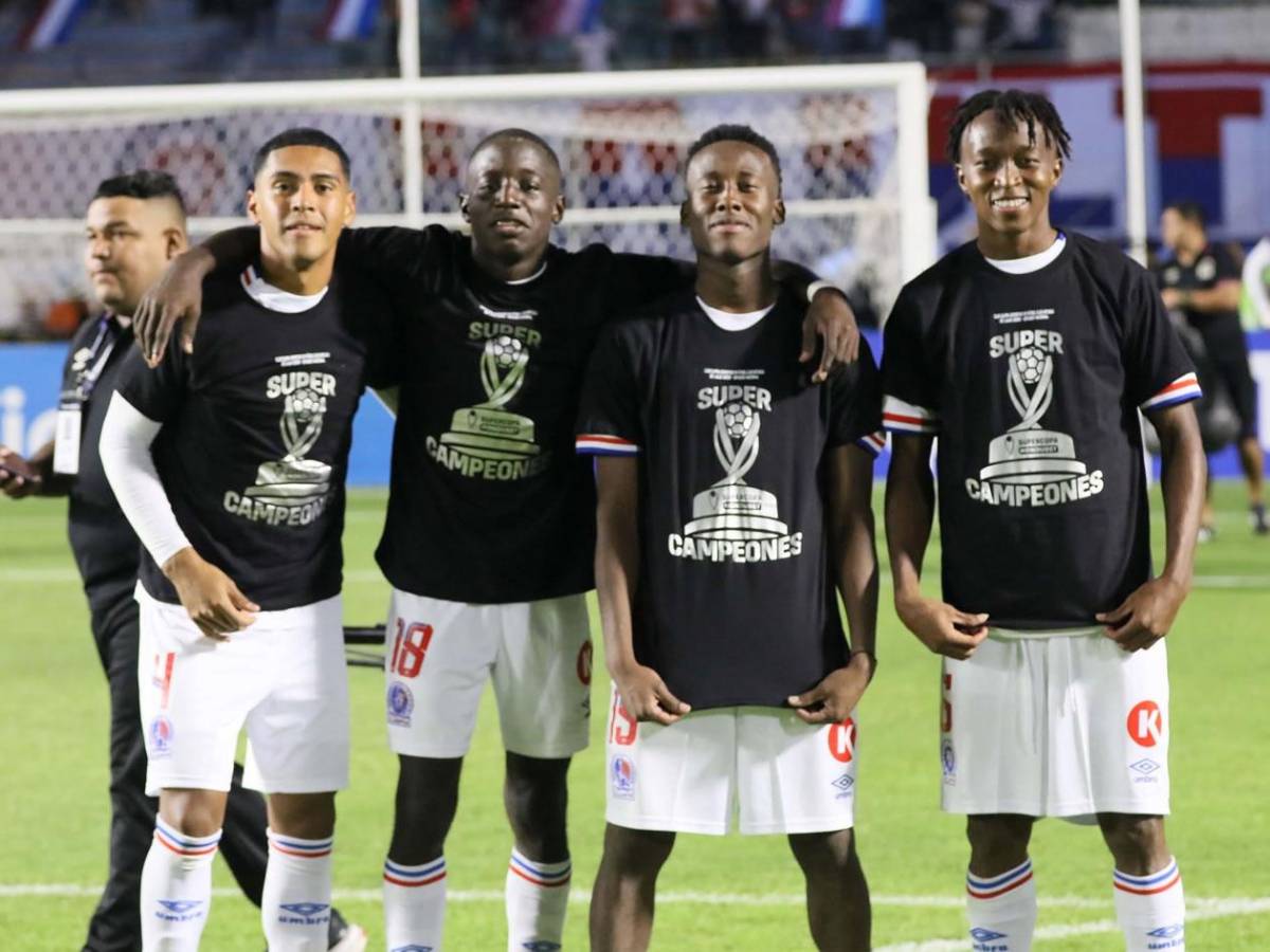 Olimpia festeja la Supercopa de Honduras, gran gesto de Motagua, el MVP y tristeza azul