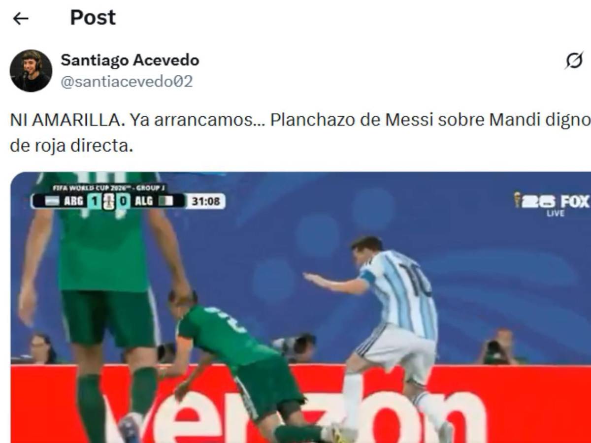 Indignación tras descubrir ayuda a Messi: Es una vergüenza, siempre lo protegen