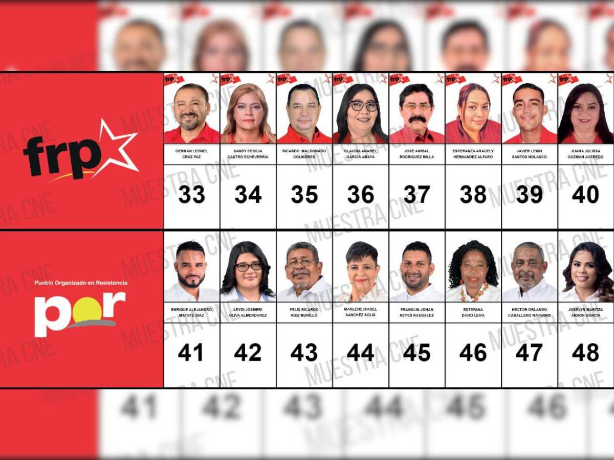 Siete diputados de Atlántida buscan la reelección