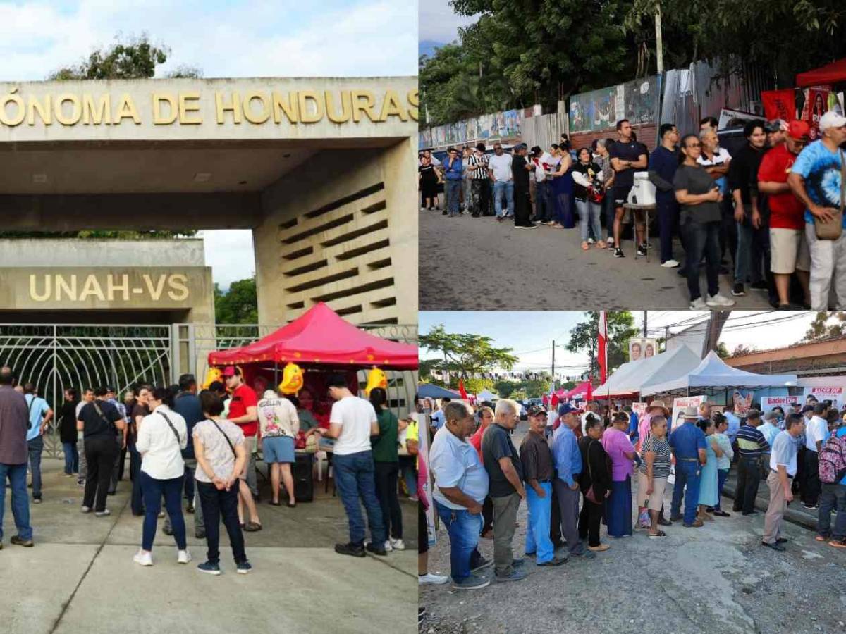 Elecciones Honduras 2025: largas filas, retrasos y afluencia de personas