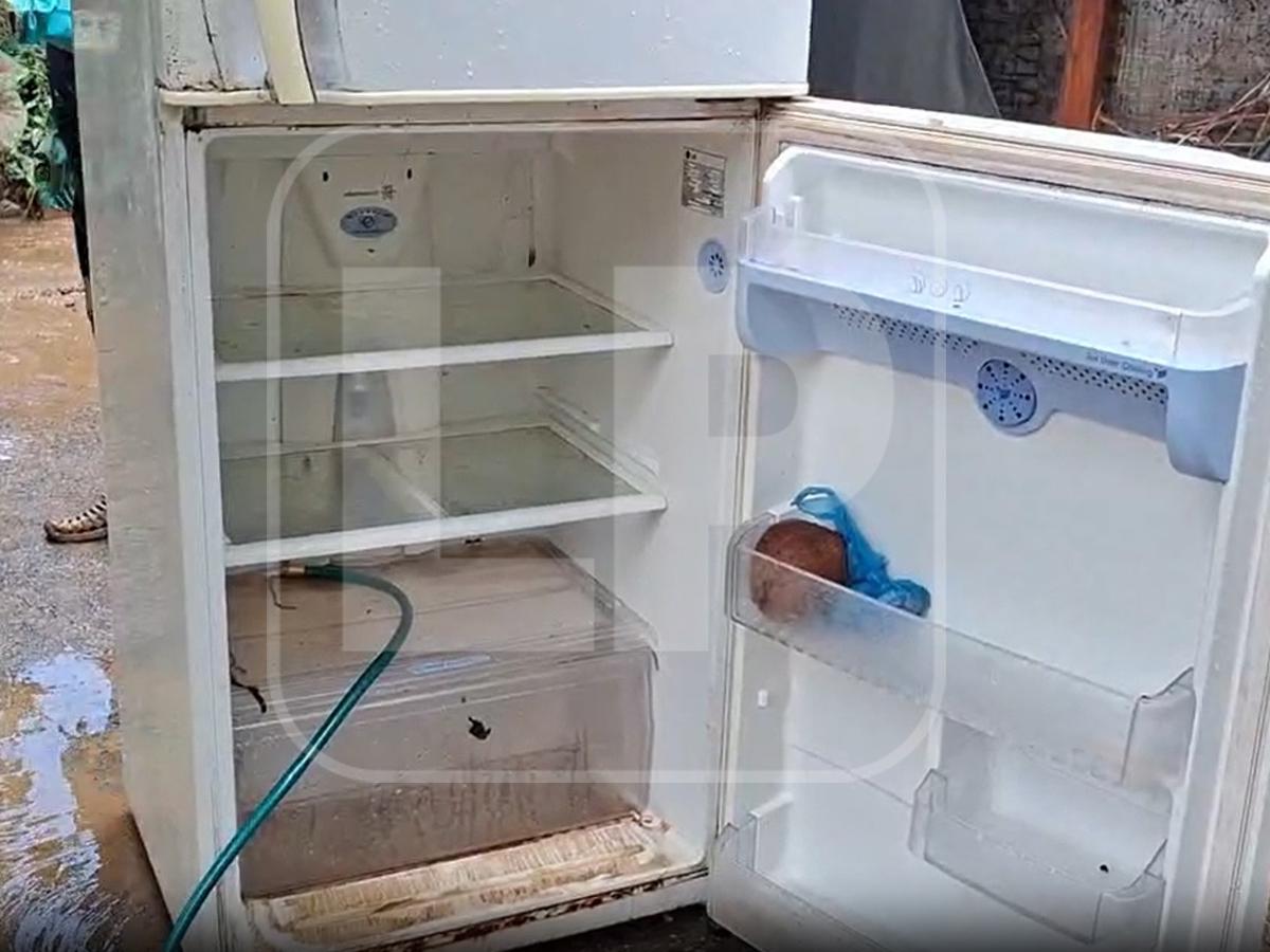 Fuertes lluvias desbordan río Helado en Los Naranjos, Santa Cruz de Yojoa