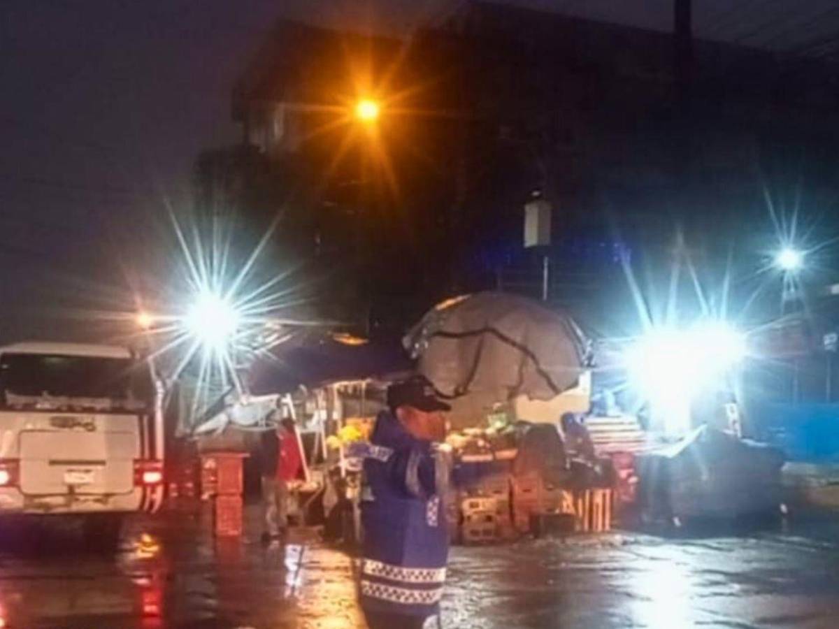 Lluvias ponen en alerta a San Pedro Sula: DNVT refuerza operativos