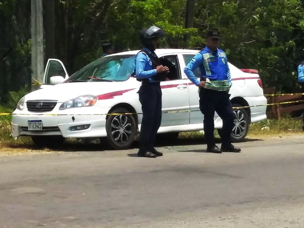 Interceptan y matan a balazos a taxista en San Juan Pueblo, Atlántida