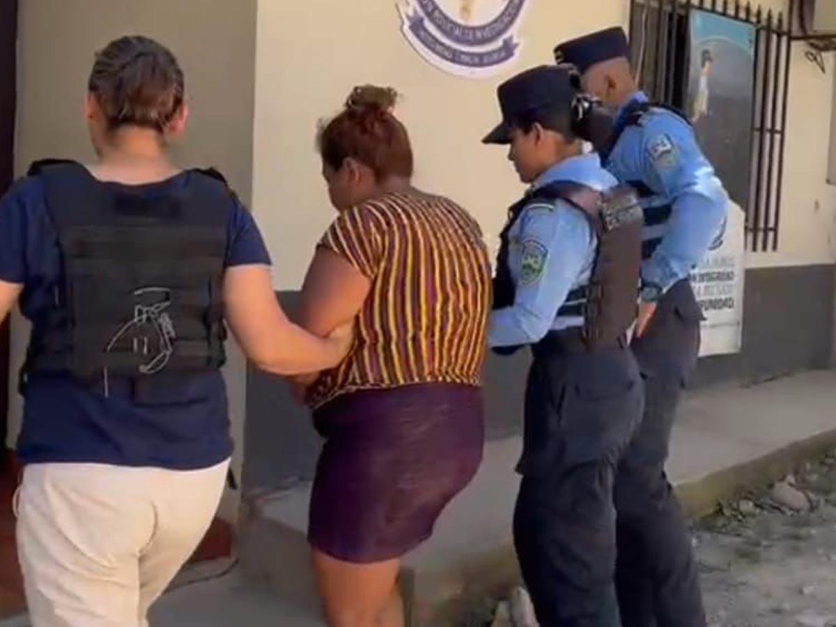 Por castigar a su hija capturan a una mujer en Copán