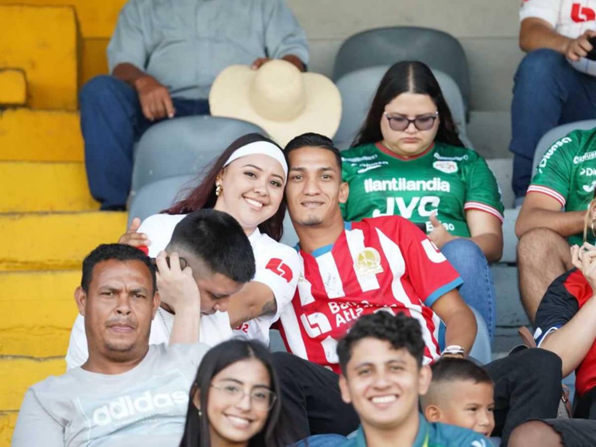 Marathón - Olimpia: bellezas, look a lo Raphinha y la rubia que robó suspiros