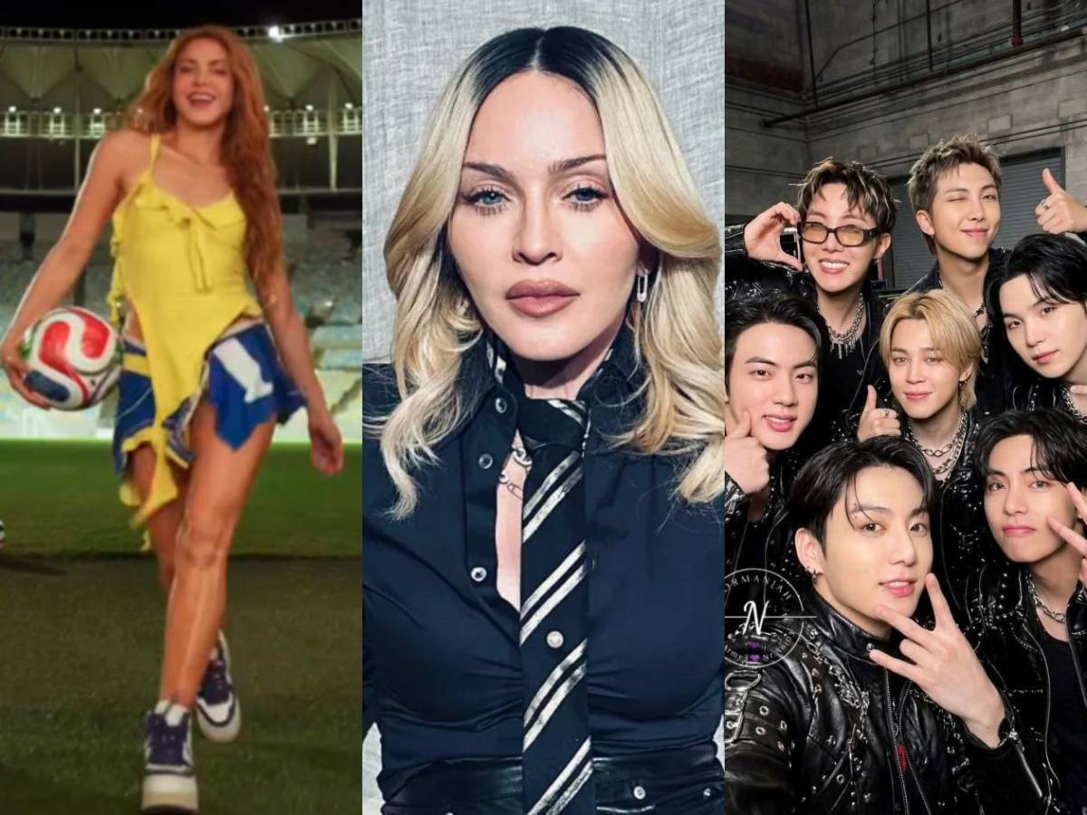 Shakira, Madonna y BTS actuarán en el medio tiempo del Mundial 2026