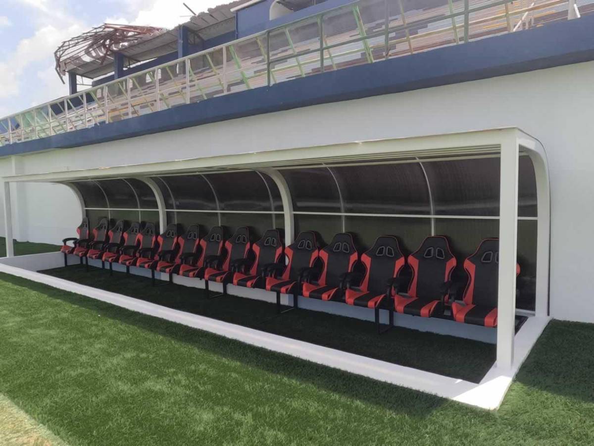 Así avanza la remodelación del estadio Juan Ramón Brevé de Juticalpa: cuántos milllones costó