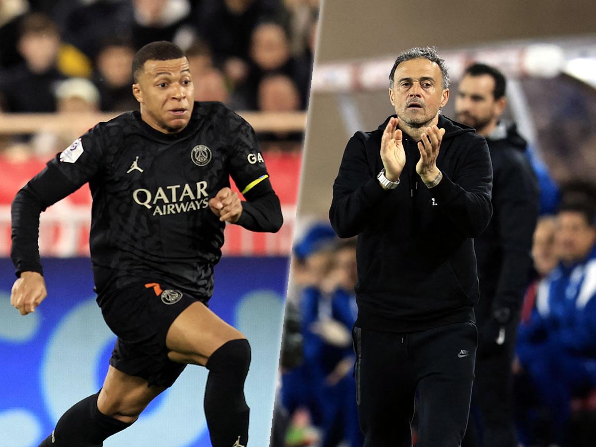 Luis Enrique, sobre el cambio de Mbappé: “No quiero discutir, es mi decisión”